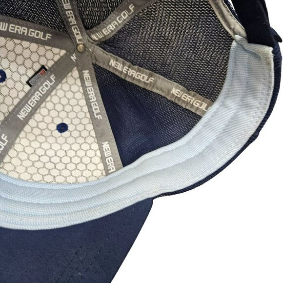 New Era Scottsdale PGA Blue Camouflage Golf Hat Double Mesh Hook‎ Loop Strap - Picture 9 of 11